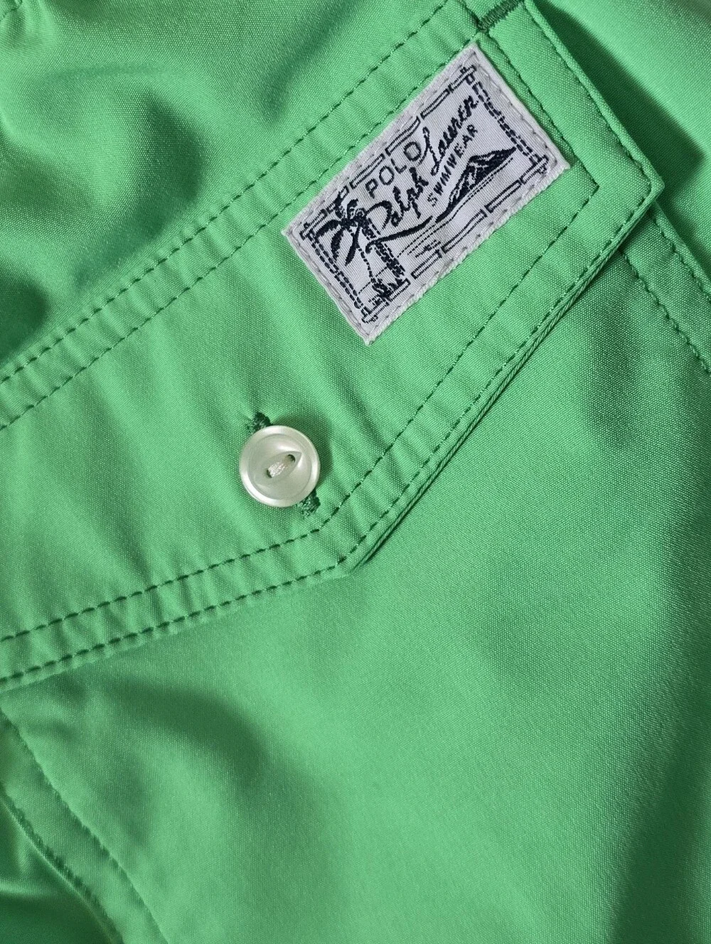 Polo Ralph Lauren Men's Traveller Swim Short in Toucan Green